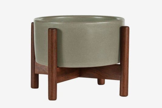 Modernica Ceramic Desktop Cylinder Planter.